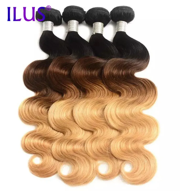 Malaysian Body Wave Hair Bundles 1/3/4 Bundles 8-30 inch Body Wave Deals Non Remy Ombre Colored Hair 100% Human Hair Extensions