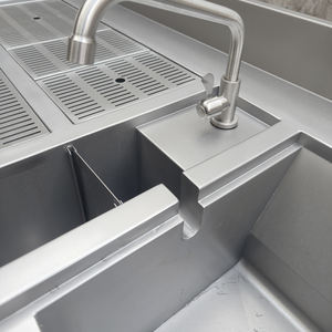 Station de travail de barman personnalisée Lanxin, bar à eau, acier inoxydable commercial, équipement de bar à cocktails personnalisé, station de travail - Product Image 2