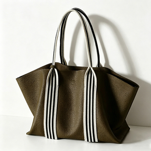 Pelle Borse per Donna Grandi Borse Tote Strutturata Minimalista per Uso Quotidiano Casual Lavoro Viaggio - Product Image 1