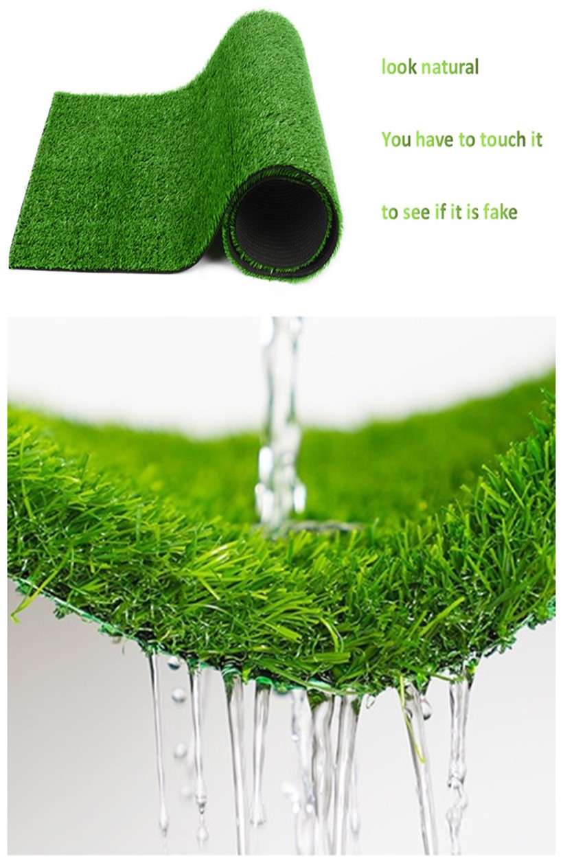 15mm 10mm Landscaping Artificial Grass Outdoor Fake Lawn Wedding Carpet Gym Flooring Football