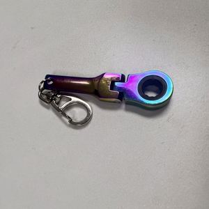 Steel Flexible Head Ratcheting Wrench <b>Spanner</b> Adjustable Hand <b>Tools</b> Keychain Accessories - Product Image 3