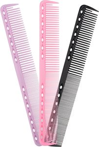 Peigne de barbier professionnel en plastique antistatique, peigne de coiffure de salon, peigne à dents larges et fines personnalisé pour la coupe de cheveux - Product Image 3