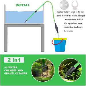 Filtro de <span class=keywords><strong>Agua</strong></span> para Acuario de Plástico de Alta Calidad <span class=keywords><strong>con</strong></span> Diseño Inteligente, Limpiador de Arena, Cambiador de <span class=keywords><strong>Agua</strong></span> para <span class=keywords><strong>Pecera</strong></span> de Escritorio, Sifón de Vacío 1 - Product Image 5