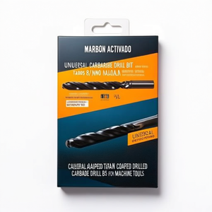 Foret universel en carbure Ta1005 8xD Nano TiAlN, revêtement nano, pour machines-outils - Product Image 2