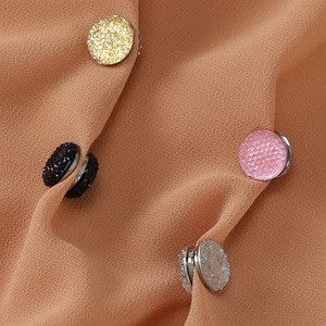 Nouvelle <span class=keywords><strong>pince</strong></span> magnétique pour foulard, style tendance, sertie de diamants, ZK158 - Product Image 3