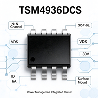 TSM4936DCS Dual N Channel MOSFET SOP-8L 30V 6A Transistor Pemasangan Permukaan untuk Manajemen Daya