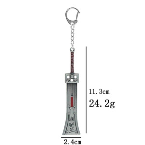 Mini Espada de Aleación de Alta Calidad de 11 cm con 3 Diseños para los Fans del Juego en Línea <span class=keywords><strong>Cloud</strong></span> <span class=keywords><strong>Strife</strong></span> como Regalo Promocional - Product Image 5