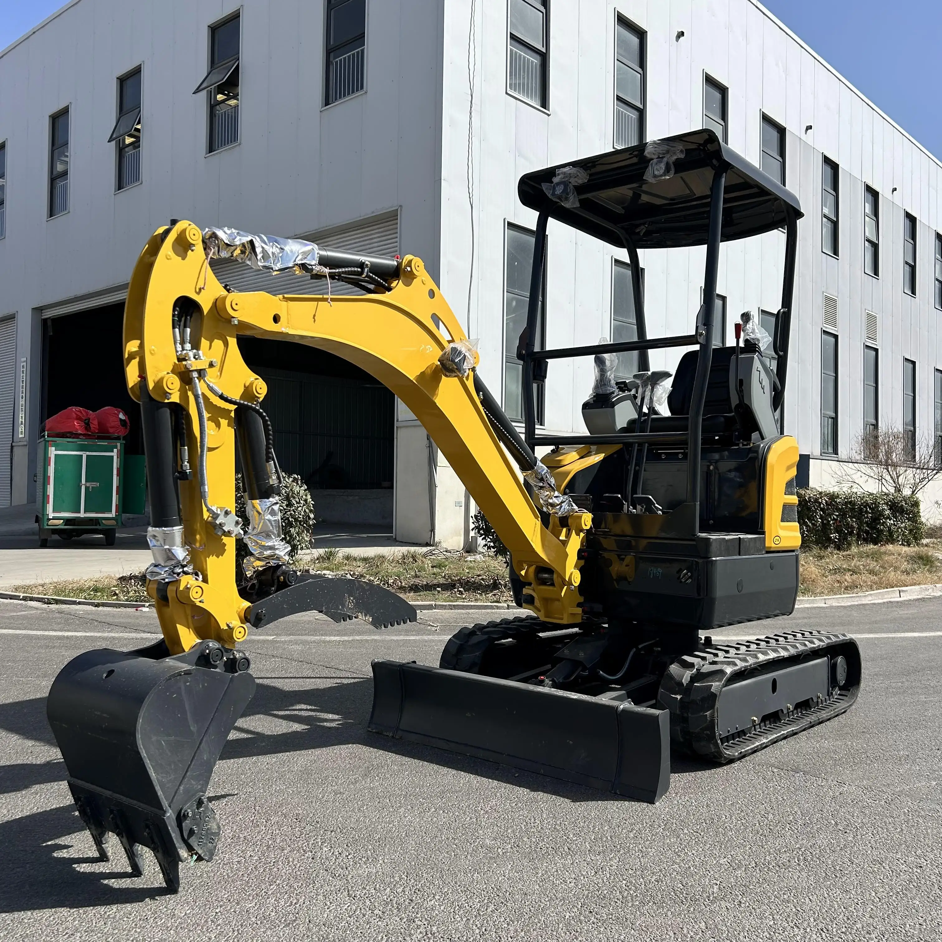 EPA/CE/EURO 5 excavatrices bon marché de moteur agricole d'EPA/CE/EURO à voie rétractable de boom d'oscillation latérale de 1.8 tonnes et de pouce hydraulique