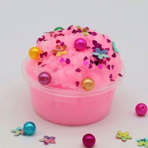 Wholesale Colored Clay Silky <b>Slime</b> Toys Cute Glitter Ball Rainbow Jelly Kit Educational DIY Galaxy Stress Reliever for Kids - Product Image 2