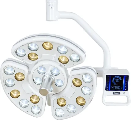 Niedrigen preis halogen dental licht produkt, halogen dentallampe mit handschalter