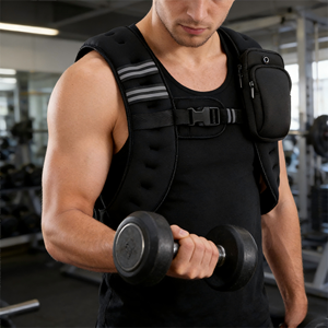 <span class=keywords><strong>Gilet</strong></span> <span class=keywords><strong>lesté</strong></span> invisible en néoprène pour la course à pied et l'entraînement physique avec poches à poids réglables Modèle unisexe 2-15 <span class=keywords><strong>kg</strong></span> - Product Image 5