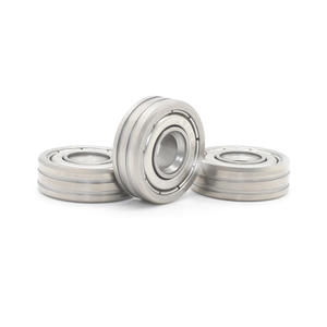 Roulement à billes à gorge profonde non standard S606ZZ 6*18*6mm en acier inoxydable avec poulie de guidage de courroie à tête fraisée - Product Image 1