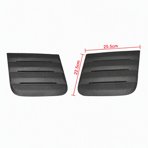<strong>Matte</strong> Black Front Hood Vent Scoop Trim for Ford Mustang GT 2018 2019 Aggressive Styling PP Air Inlet Kit - Product Image 3