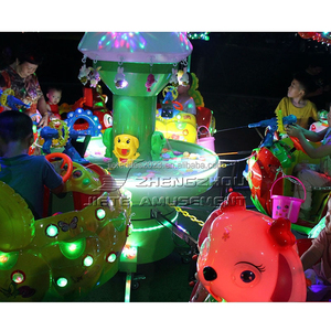 Equipo de entretenimiento de pez volador giratorio cuadrado Máquina de juego de <span class=keywords><strong>coche</strong></span> de <span class=keywords><strong>juguete</strong></span> de videojuego al aire libre cuadrado - Product Image 2