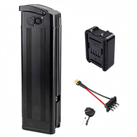 Batterie de vélo électrique au lithium-ion dissimulée 36V 48V 13Ah 250W 350W 500W avec BMS 30A et chargeur 30A Macwheel – Remplacement et mise à niveau