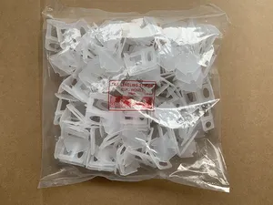 Factory White 100Pcs Stone Tile Leveling System Clips Ceramic Spacers 1mm 1.5mm 2mm 2.5mm 3mm 4.5mm 5mm