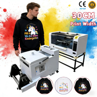 A1A2A3 DTF Imprimante de tubes de cartes à jet d'encre anti-broderie facile à utiliser avec tête d'impression XP600 pour toute imprimante de billets de tissu ou de cuir