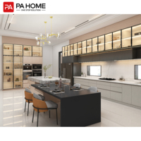 Comptoirs de cuisine intelligents pour la maison de luxe personnalisé sans PA 3d meubles armoires de cuisine
