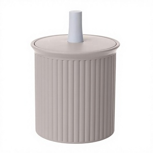 TATAY Baobab Brosse de toilette manuelle légère en polypropylène sans BPA, couleur taupe. Dimensions 3.7x3.7x15.6 pouces [Classe énergétique A] - Product Image 3
