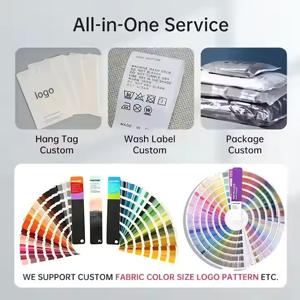 Biểu Tượng Tùy Chỉnh Áo Thun Nặng Cắt Hoodies Đau Khổ Thêu Pháp Terry Phong Cách Đường Phố Mùa Đông Áo Thời Trang Đường Phố - Product Image 4