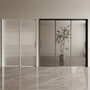 Maplemiles anti-ouragan Patio Impact 4 pistes Grand balcon extérieur en verre <span class=keywords><strong>Porte</strong></span> <span class=keywords><strong>coulissante</strong></span> en verre d'aluminium à rupture thermique - Product Image 3