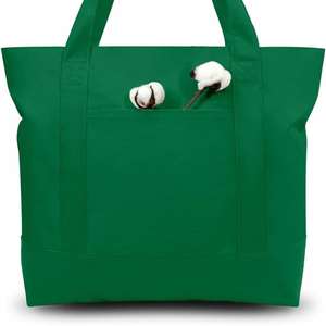 Grand fourre-tout personnalisé Sac fourre-tout réutilisable en toile de coton Sacs à provisions personnalisés Sac en toile de coton - Product Image 1