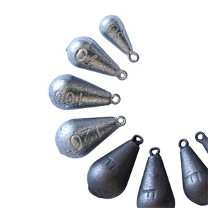 Pesi da Pesca a Goccia in Ghisa/<span class=keywords><strong>Piombo</strong></span>/Zinco Resistenti alla Corrosione e Durevoli per Pesca in Acque Profonde e Fluviale 5g~600g - Product Image 6