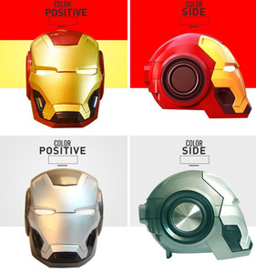 Altavoz Inalámbrico Bluetooth Iron Man, Subwoofer Estéreo Inalámbrico Bluetooth, Radio FM, Diseño Clásico con Ranura para Tarjeta, Portátil y Elegante - Product Image 6