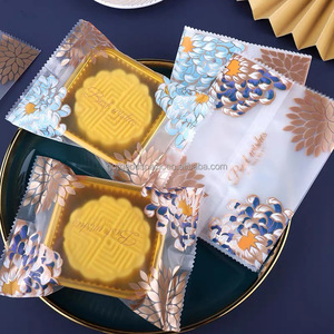 Custom Heat Sealer Cookie <b>Nut</b> Snack Bag Nougat Wrapper Sealing Bag Clear Biscuit Macaron Mooncake Heat Seal Packaging - Product Image 6