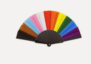 23 cm Eco-Friendly Foldable Hand Fan Custom Greek <b>Letters</b> Digital Print on Bamboo Material for Promotional Item - Product Image 2