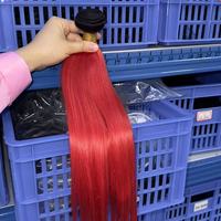 Paquete de Cabello Humano Virgen Vietnamita 100% Liso Natural Color Café con Cierre, la Mejor Calidad, Precio al por Mayor