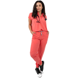 Medical Hospital <b>Scrubs</b> Uniforms Woven Eco-Friendly Plus Size Custom Sizes Wholesale Nursing <b>Scrub</b> <b>Sets</b> - Product Image 2