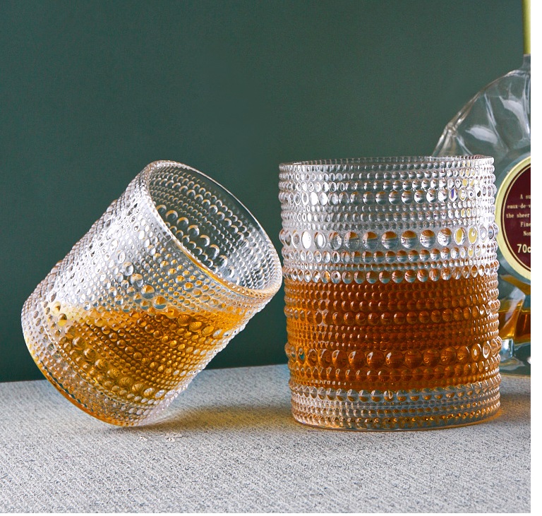 330ml Clear Collection Double Old Fashioned bubble glass Cocktail Glass 11oz