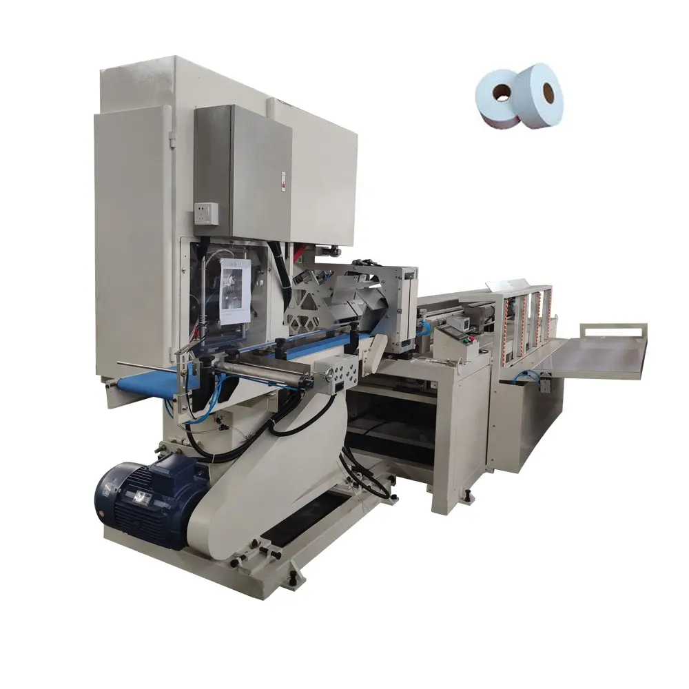 Small bobbin paper maxi roll paper cutting machine price