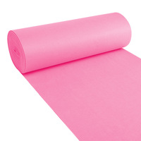 Fabrik-Großhandel Einfarbiger Rosa Teppich Hochzeitsdekoration Zubehör Läufer für Hochzeiten Einweg-Laufsteg-Teppich Dick