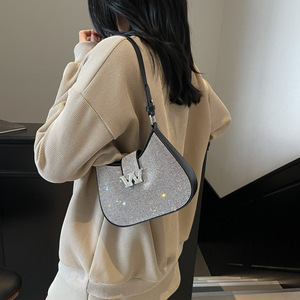 Mode luxe inspiré dames femme sac diamant clouté sac à main grande capacité travail bureau quotidien sac à bandoulière pour les femmes - Product Image 4