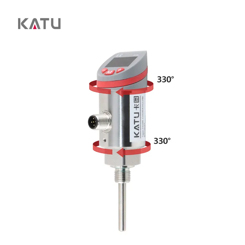 Бренд KATU, оптовая продажа, TS500 серии 100 мм, датчики температуры с цифровым дисплеем
