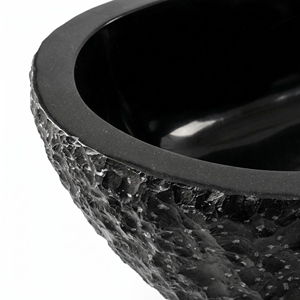 Baignoires ovales modernes sur mesure de luxe en marbre noir/jade encre exclusif – Baignoire autoportante en marbre pour salle de bain, villa, hôtel - Product Image 5