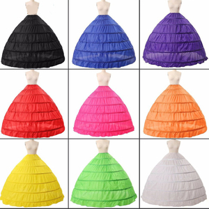 Accessoires de mariage <span class=keywords><strong>jupon</strong></span> Vestido Longo robe de bal <span class=keywords><strong>Crinoline</strong></span> sous-jupe multi 8 couleurs <span class=keywords><strong>6</strong></span> <span class=keywords><strong>cerceaux</strong></span> jupe jupons - Product Image 2