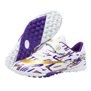 Stivali <span class=keywords><strong>da</strong></span> calcio e <span class=keywords><strong>da</strong></span> Futsal in pizzo bassi <span class=keywords><strong>da</strong></span> ragazzo e ragazza con anello a gancio in gomma <span class=keywords><strong>scarpe</strong></span> <span class=keywords><strong>da</strong></span> calcio estive per sport di squadra - Product Image 1