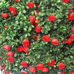 Plante artificielle <span class=keywords><strong>en</strong></span> forme de rose, buis, herbe, feuille, boule de plastique, facile à installer pour la décoration de la maison, du bureau, du jardin, de la porte d'entrée - Product Image 3