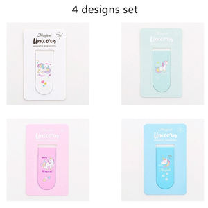 ที่คั่นหนังสือแม่เหล็กการ์ตูนยูนิคอร์นน่ารัก คลิปหนีบหน้า<span class=keywords><strong>หนังสือ</strong></span> ของขวัญสำหรับเด็ก อุปกรณ์อ่านหนังสือสำหรับสำนักงานและโรงเรียน - Product Image 5