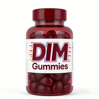Gummies DIM pour le soulagement de la ménopause, avec extrait de Dong Quai et de brocoli, Gummies anti-acné, Gummies pour SPM en vrac – Approvisionnement direct usine