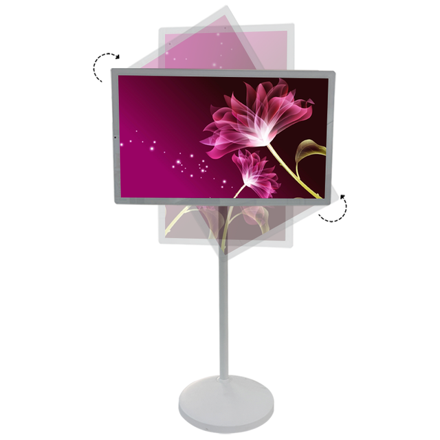 27-Inch High Performance Budget Smart TV with LED Backlight 12V Power Supply White Cabinet HDTV Definition Screen Size