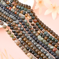 Perles d'améthyste de fantaisie naturelles bon marché de 10mm perles de pierre semi-précieuses en cristal rond pour la fabrication de bijoux