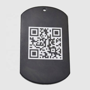 Venta caliente 2019 de <span class=keywords><strong>amazon</strong></span> de metal etiquetas de perro id de etiqueta código QR etiqueta - Product Image 1