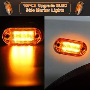 12 - 24V LED Indicator <b>Light</b> for Truck Trailer <b>Tractor</b> Farm Vehicle Auxiliary Edges Lamp Tail <b>Light</b> for Pickup Truck - Product Image 5