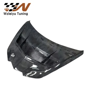 Capot moteur en fibre de carbone ventilé, adaptable directement à la Chevrolet <span class=keywords><strong>Corvette</strong></span> C8 Stingray ZR1, style amélioration des performances aérodynamiques avant. - Product Image 4