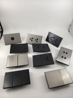 Accessoire électrique en acier inoxydable 118, 1 gang 1 voie + prise thaïlandaise, pour usage domestique et hôtelier, vente chaude