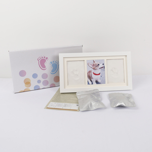 Cadres en bois de pin de Nouvelle-Zélande pour empreintes de pattes d'animaux en argile imperméable DIY, impression en relief, empreintes commémoratives personnalisées de chats et chiens - Product Image 6